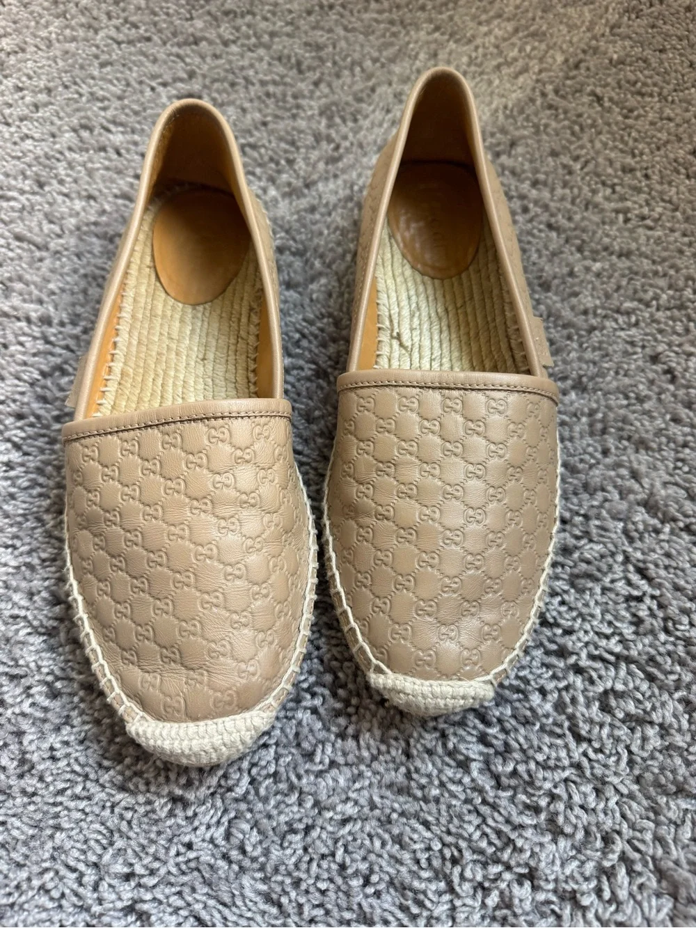 Gucci Women's Espadrille Flats Size 7.5